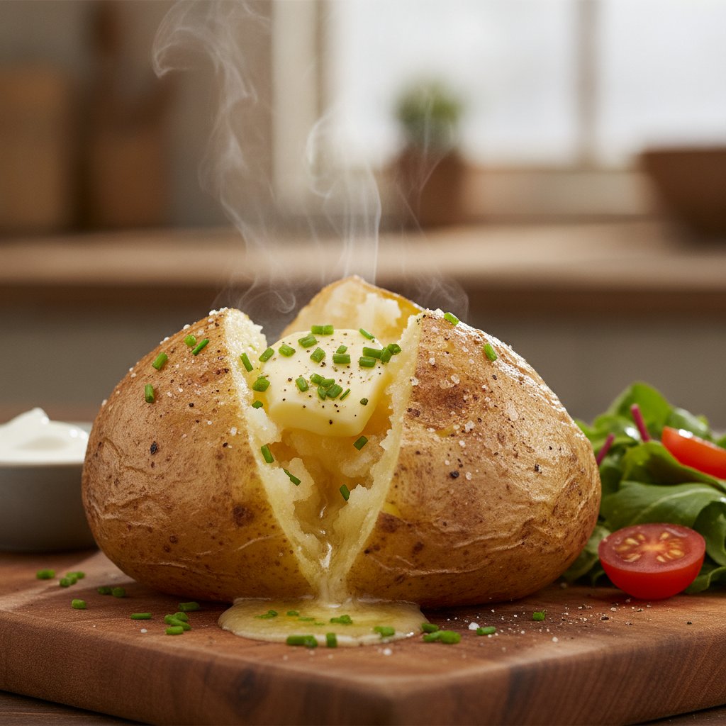 Jacket Potato with Cheese & Beans