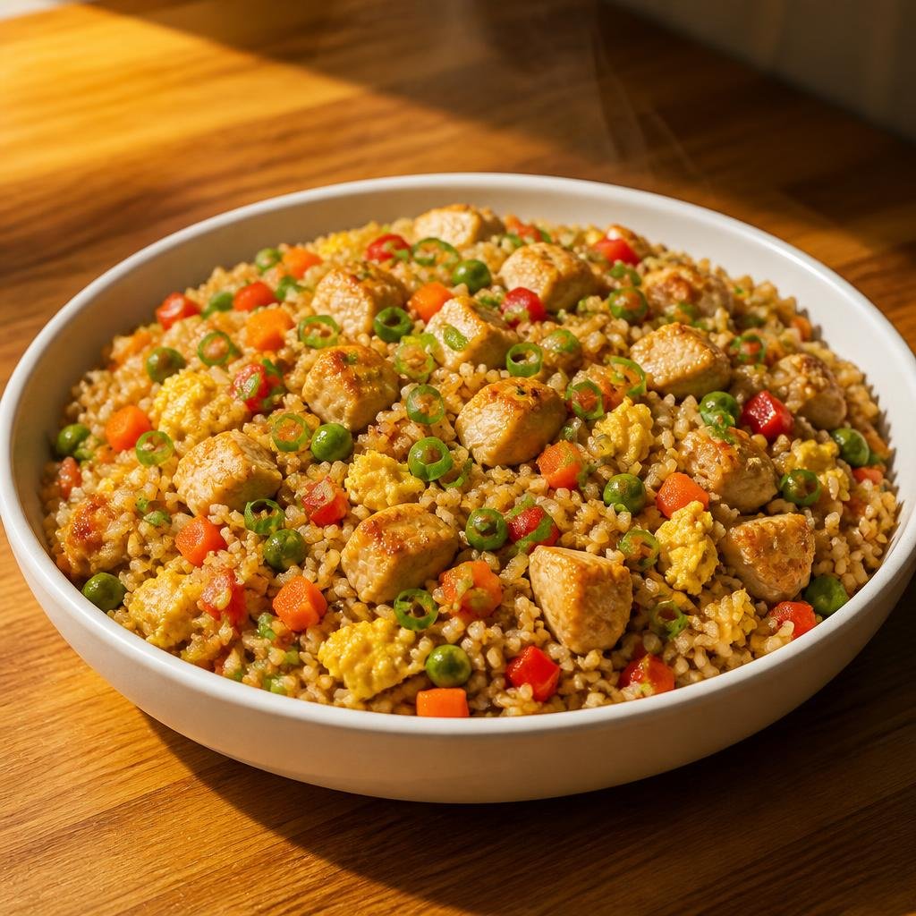 Chicken and Vegetable Fried Rice